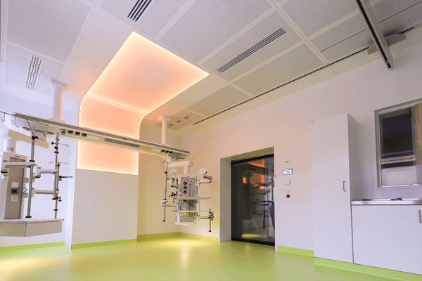 Patientenzimmer, Intensivzimmer mit HT Cover Lichtelement