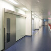 OR corridor, with sliding door, Bolzano Central Hospital