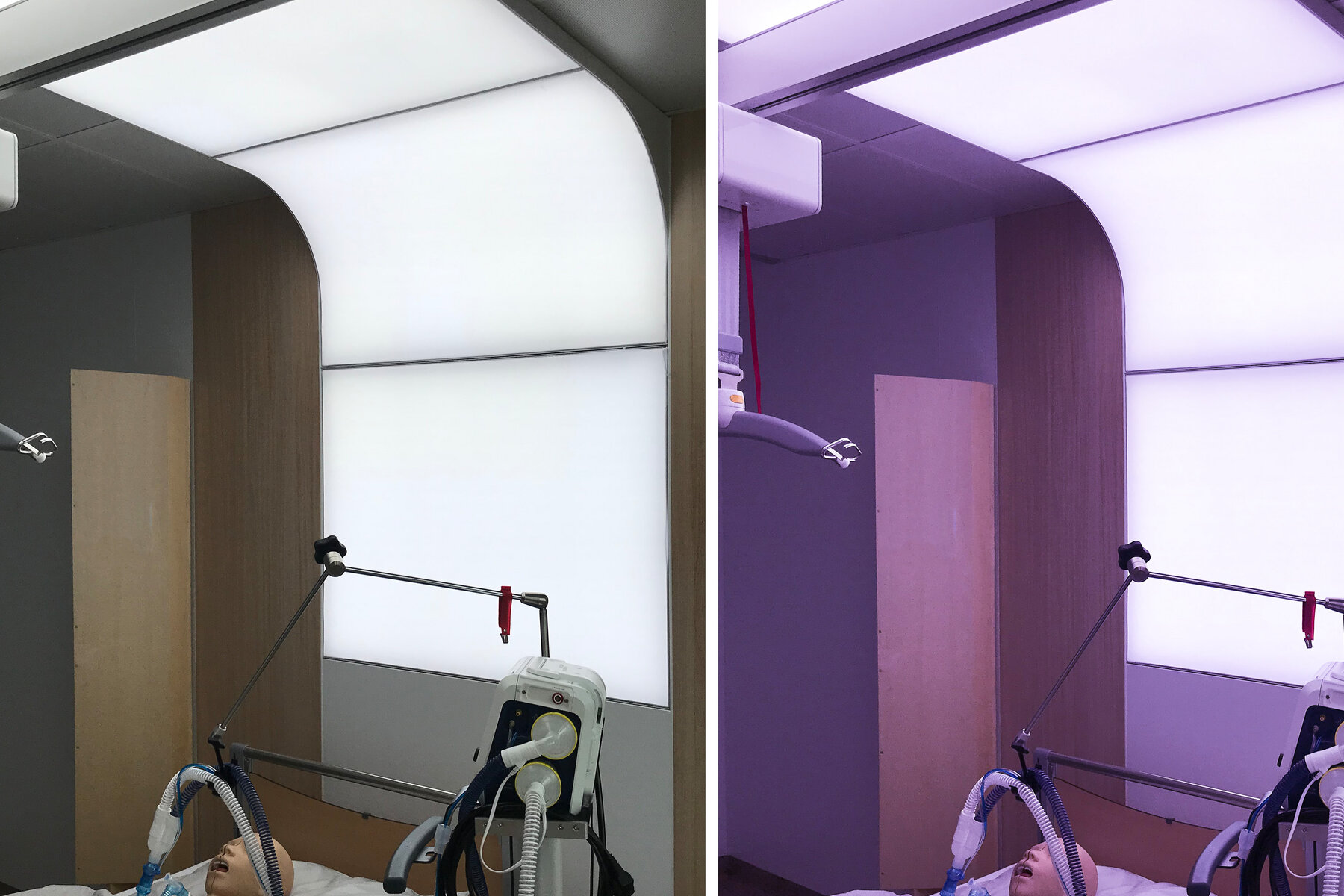 Waldburg Zeil Clinic Wangen, patient room, HT Cover light sail