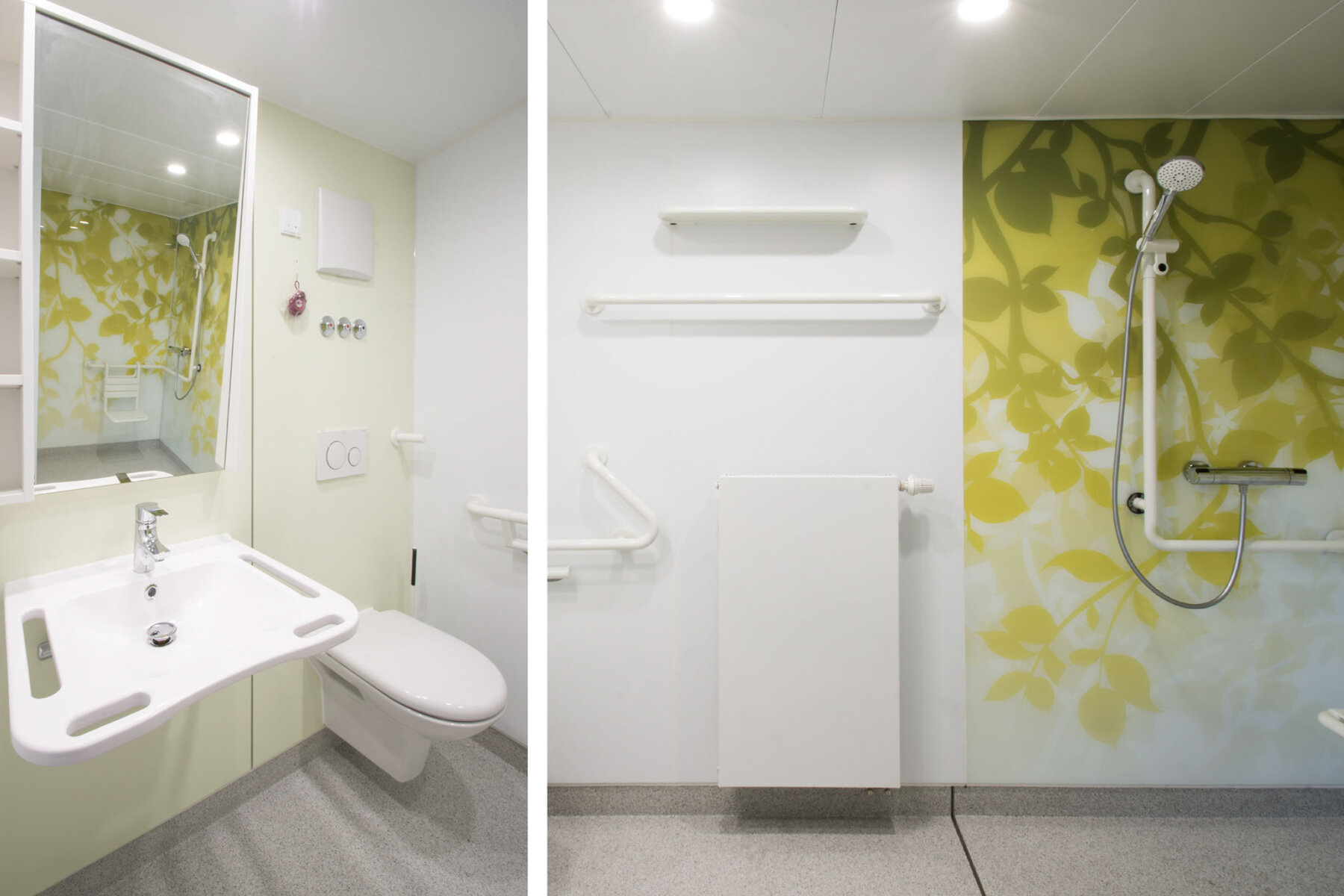 Bathroom in modular system