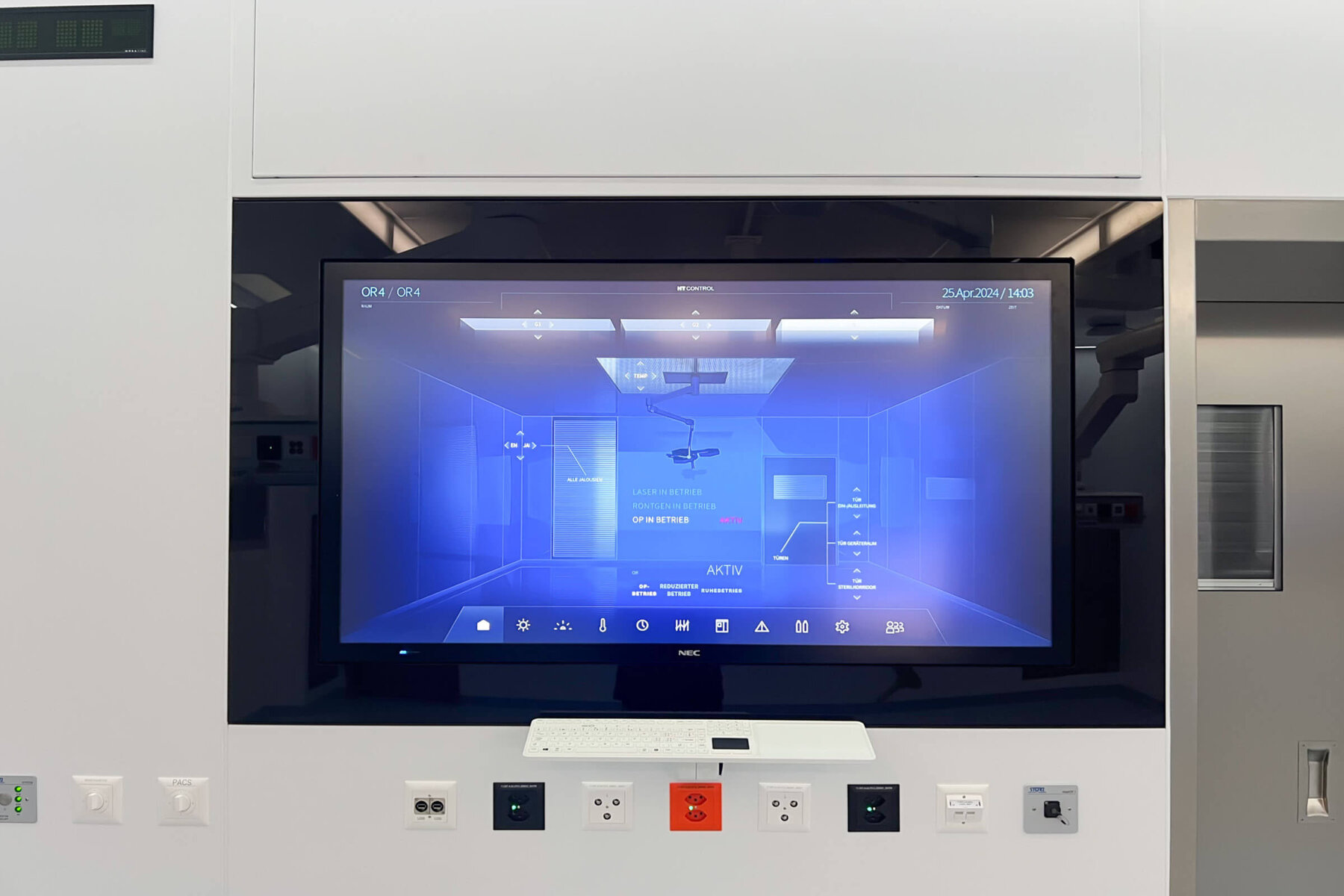 Reference Kantonsspital St.Gallen, HT Control Room management and video routing