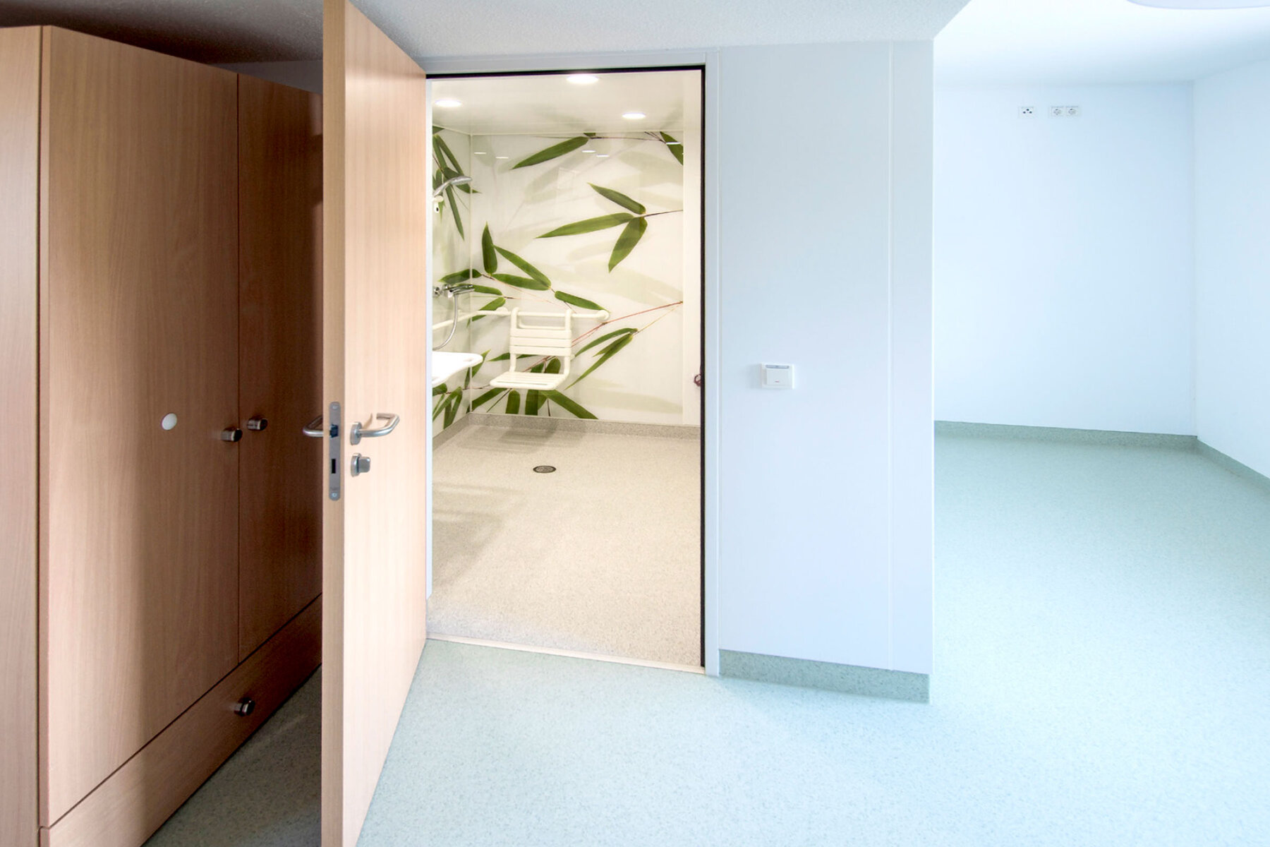 Bathroom in modular system