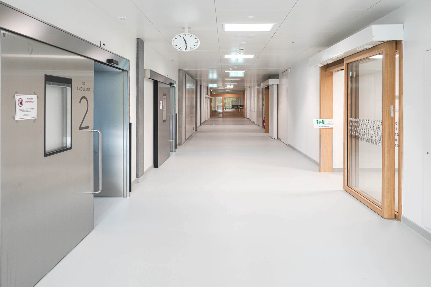 Corridor at Children Hospital Zürich Corridor at Children Hospital Zürich