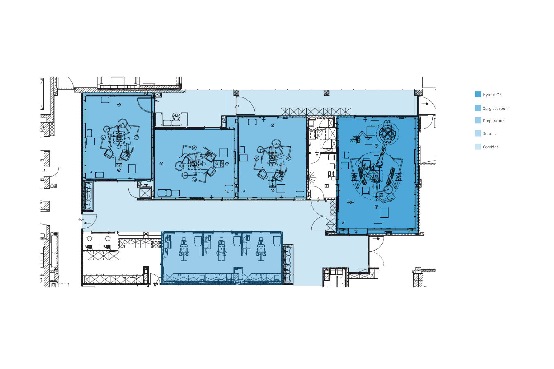 layout, room design, Hospital Neumarkt