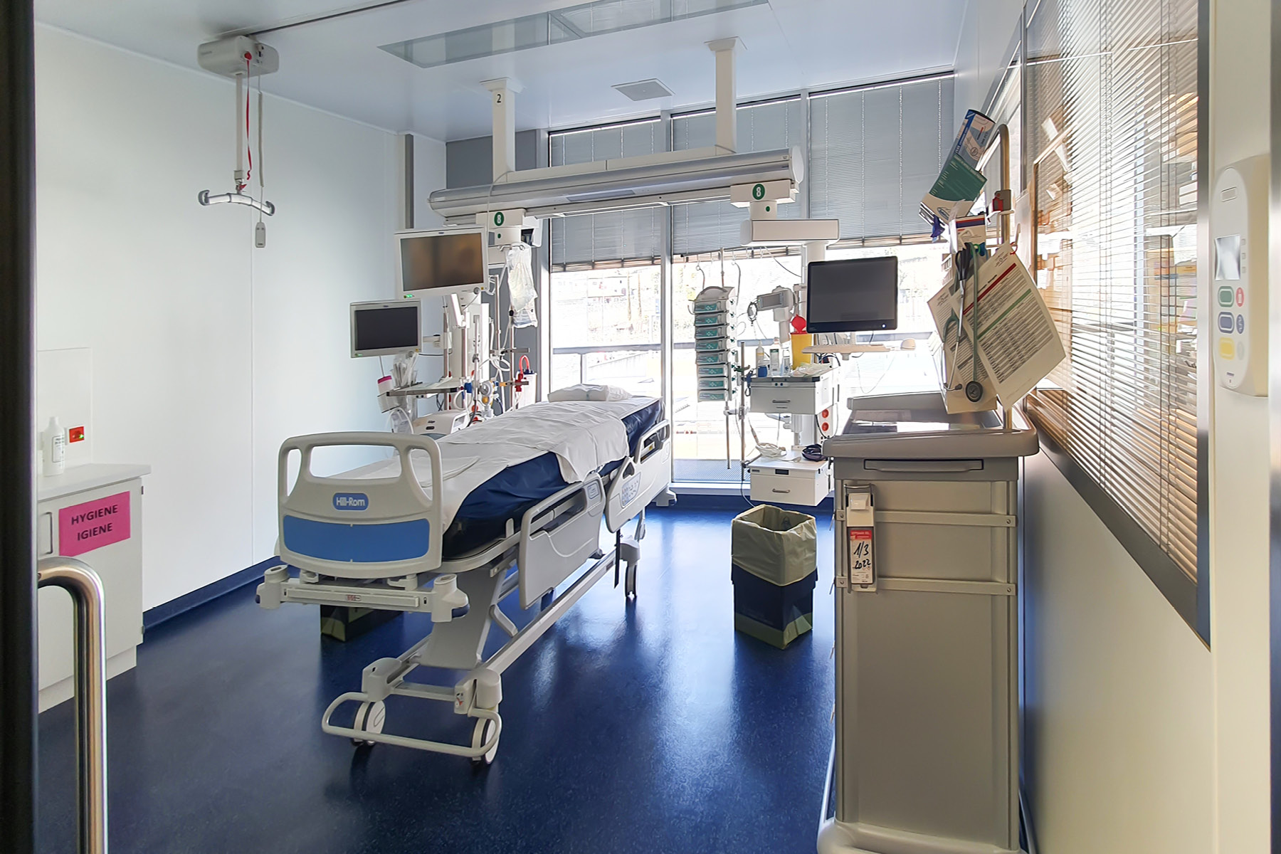 Intensive care room, Central Hospital Bolzano