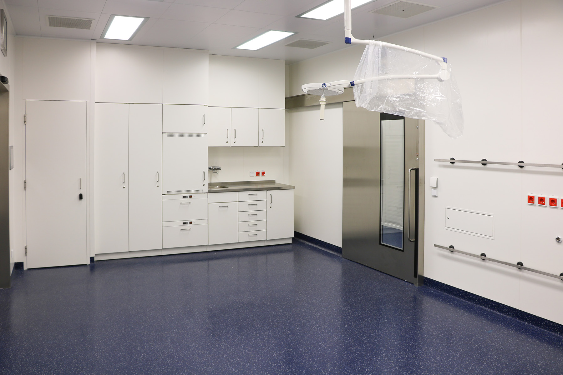 Introduction, anteroom to the OR, Bolzano Central Hospital