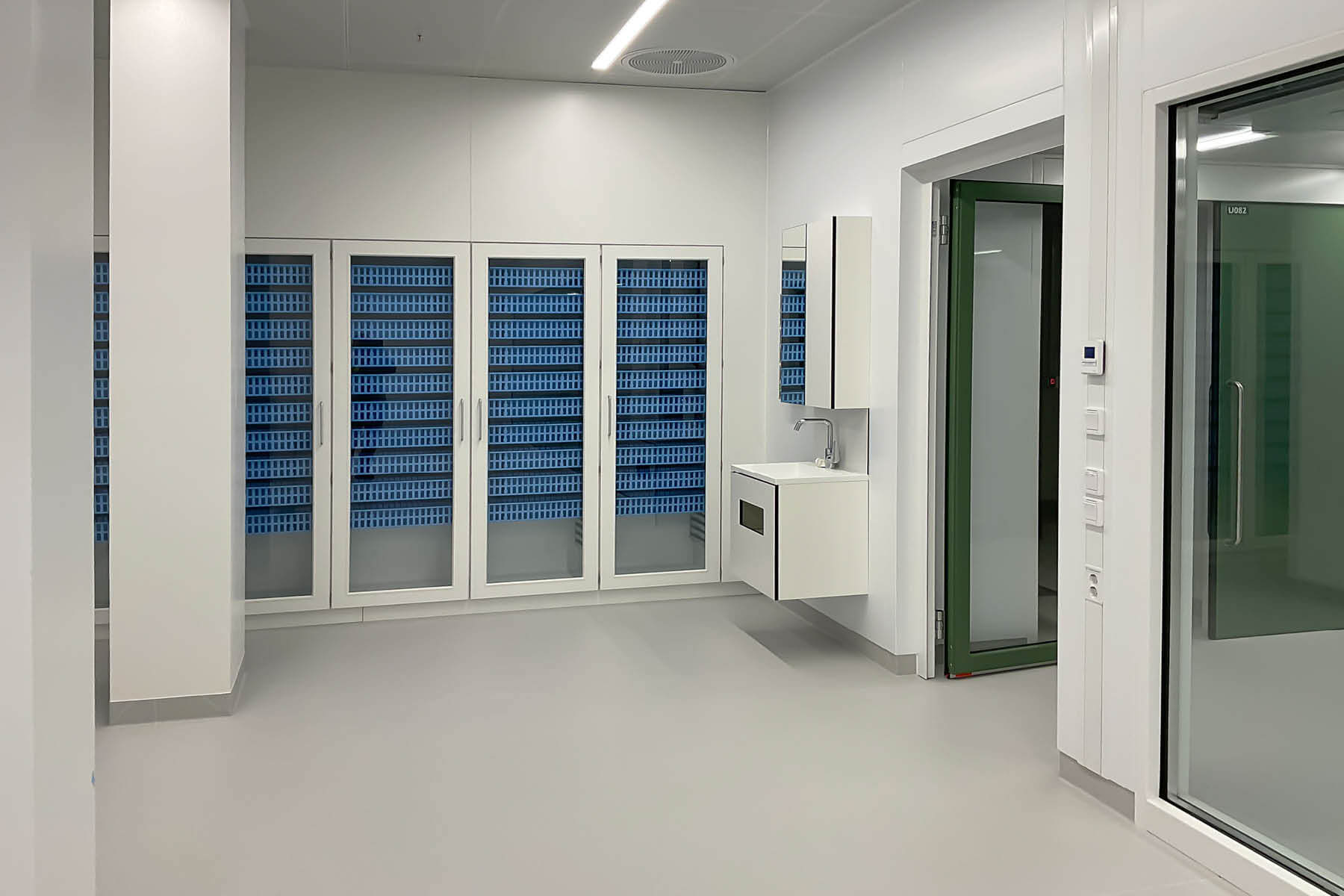 OR corridor with furniture